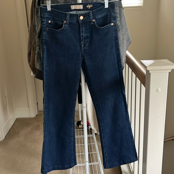 7 For All Mankind Dark Blue Jeans Sz 28 - Picture 1 of 10